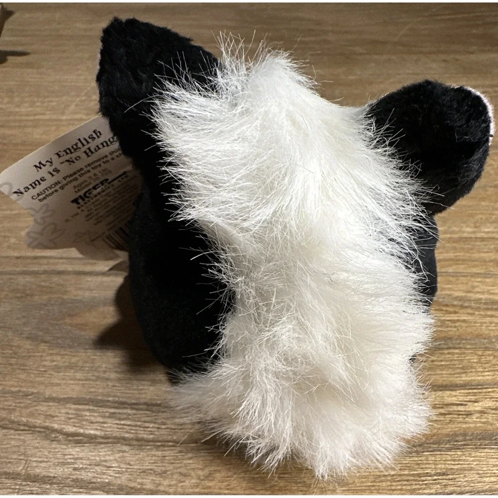 Vintage 1999 Furby Buddies Black‎ White No Hungry Beanbag Plush Tag 70-700 NWT